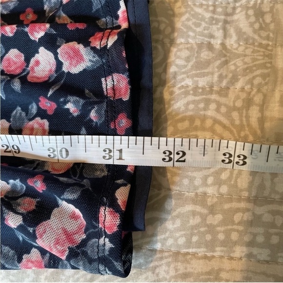 Abercrombie & Fitch Floral Lace Crochet Pleated Short Sleeve Mini Dress Small - Picture 11 of 11